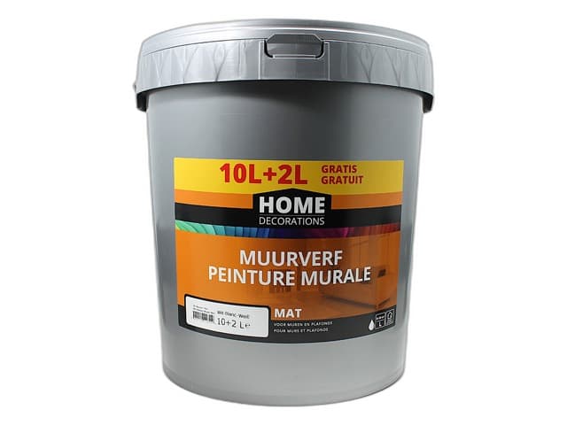 PEINTURE MURALE MAT BLC PROMO 10 + 2L